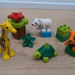 DUPLO LEGO Around The World Baby Animals 10801 Toy Complete 13 pieces
